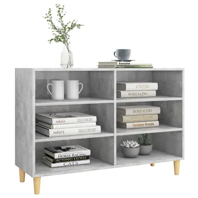 Produktbild von "im Sonderangebot"Sideboard - praktischem Design - Wohnzimmerschrank - Kommde für Flur - Betongrau 103,5x35x70 cm Holzwerkstoff DEMöbel 9061848