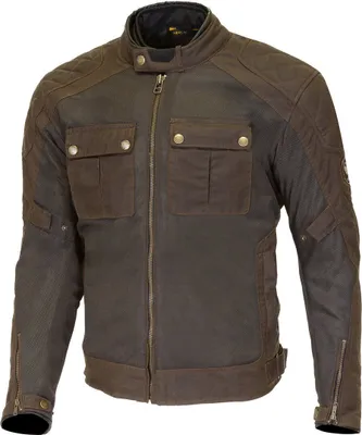 Image de Veste textile Merlin Shenstone II Cotec Air pour moto, olive, L