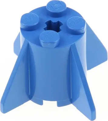 Produktbild von 1x Lego Triebwerk 2x2x2 blau Düse Rakete Seiten Leitwerk Space 6951 4591