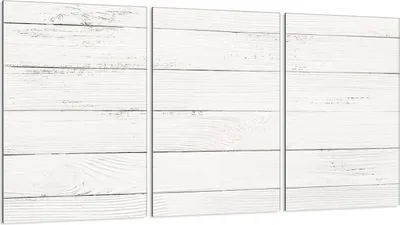 Produktbild von Herdabdeckplatten 3 teilig 30x52 Glaskeramikkochfeld Abdeckung Glas, Holz Weiß