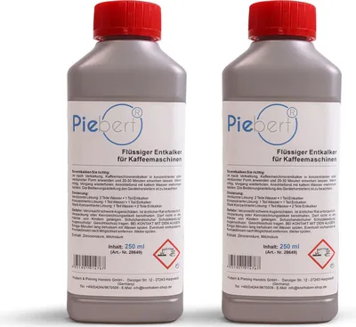 Produktbild von 2x 250ml Entkalker flüssig 28649 für Philips, Saeco, DeLonghi Kaffeevollautomaten