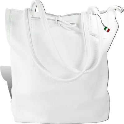 Immagine prodotto di Shopper bianca Florence in pelle D2OTM107W