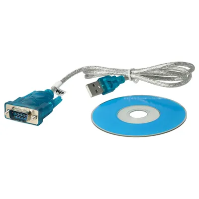 Produktbild von vhbw USB 2.0 auf Seriell Adapter für Desktopcomputer, Laptop - USB-RS232 Adapterkabel, 80 cm