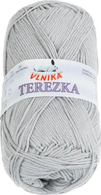 Obrázek produktu pro Příze TEREZKA - 50g / 155 m - Světle šedá