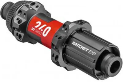 Image de Moyeu arrière DT Swiss 240 MTB DB Straightpull 148/12 TA Boost, 28 trous, CL, Shim.Light, noir