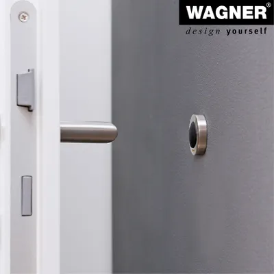 Obrázek produktu pro WAGNER® design sami 15514011 EH 5140 Zarážka dveří tlakový zinkový odlitek, plná guma