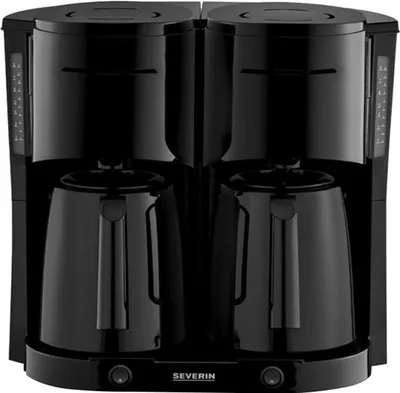 Produktbild von Severin KA 9315, Filterkaffeemaschine, 1 l, Gemahlener Kaffee, 1000 W, Schwarz