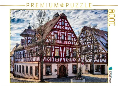 Produktbild von CALVENDO Puzzle Altes Rathaus - Nord-/Ostseite am Marktplatz in Herzogenaurach, Bayern | 1000 Teile Lege-Größe 64x48cm Foto-Puzzle für glückliche Stunden