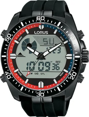 Produktbild von Lorus Analog Digital Quarzuhr Silikonarmband Armbanduhr Männer Herren Uhr