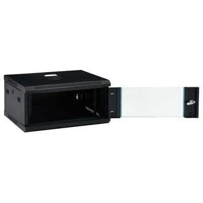 Produktbild von vidaXL 4U Netzwerkschrank Wandmontage 19" IP20 600x450x285 mm