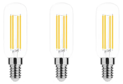 Produktbild von Modee E14 LED Filamentlampe T25 3,5W 350lm 2700K Warmweiß 3 Stück