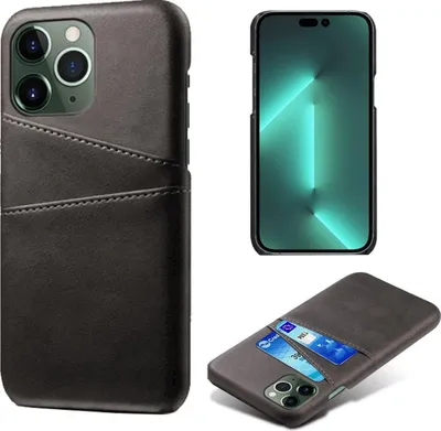 Produktbild von iPhone 14 Pro Hülle - Coverup Kartenfach Back Cover - Schwarz