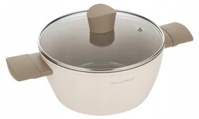 Produktbild von Florina Mokka Aluminiumtopf 20 cm Keramikbeschichtung