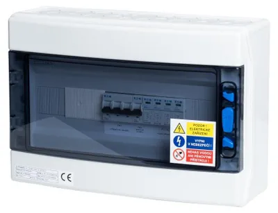 Obrázek produktu pro Solarmi AC25N0 osazený rozvaděč pro fotovoltaiku, jističe, chránič, N0, 3f, 25A