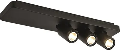 Produktbild von Fantasia Deckenleuchte mit 3 Spots Nysit Schwarz