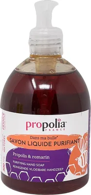 Zdjęcie produktu dla Propolia 3760001821147, Rąk, Mydło w płynie, Buteleczka z pompką, Oczyszczający, Orzeźwiający, Rozmaryn, Brązowy