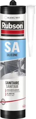Produktbild von RUBSON Acetic Sanitary Silicone Mastic - 300ml - weiß - 165170