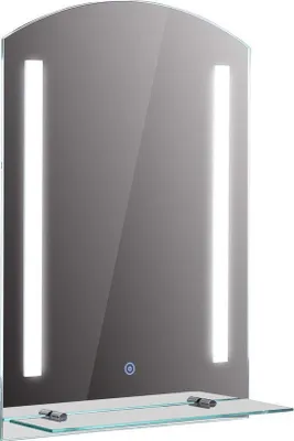 Produktbild von Homcom HOMCOM Lustro z oświetleniem Lustro łazienkowe z LED Lustro łazienkowe Lustro ścienne Lustro 834-057