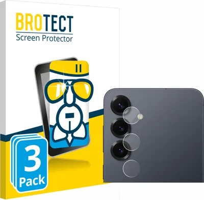 Produktbild von 3x BROTECT Schutzglas für Samsung Galaxy S25 Plus (NUR Kameraschutz) Schutzfolie Panzer Folie Glas Display Schutz klar