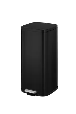 Produktbild von EKO Stella Treteimer 30 Liter - Mat Schwarz - Edelstahl