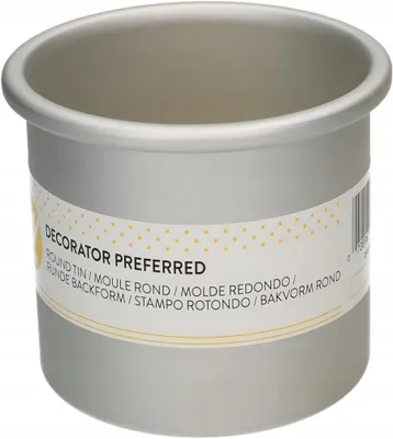 Produktbild von WILTON tiefe runde Tortenform 10 cm Aluminium