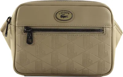 Image de LACOSTE sac à épaule bandoulière Nomogramme Reporter Bag Viennois marron clair