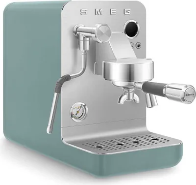 Zdjęcie produktu dla Smeg EMC02EGMEU, Ekspres do espresso, 1,7 l, Kawa mielona, 1700 W, Zielony