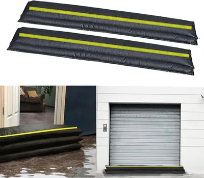 Productafbeelding van Water Geactiveerde Zakken - Overstromingsbarrière Vloedkering - Overstroming Voorkomen - Zonder Zand Zelfuitbreidend - 6 Stuks 20x180CM - Reflecterend