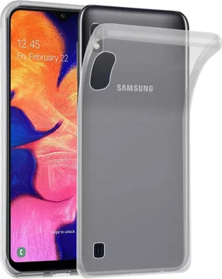 Produktbild von Cadorabo Hülle für Samsung Galaxy A10 / M10 Schutz Hülle in Transparent Schutzhülle TPU Silikon Cover Etui Case