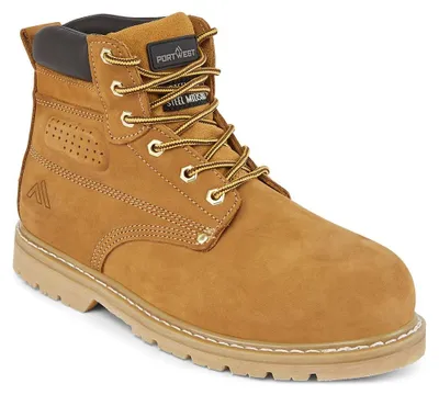Productafbeelding van PORTWEST veiligheidsschoenen, model FW 35, suède, beige, maat 39
