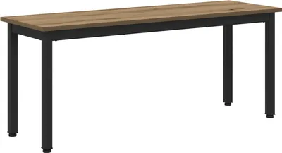 Image de vidaXL Banc Artisanat Chêne 110 x 35 x 45 cm Bois composite