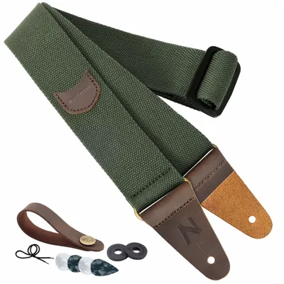 Immagine prodotto di Kit per chitarra con plettro e pulsante per tracolla incluso