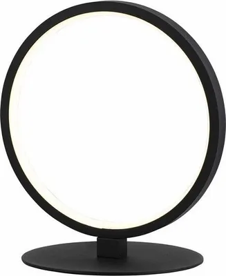 Imagen del producto de Lámpara de mesa LED moderna Ragi, color negro, 8W, luz blanca neutra, 640 lúmenes, material: acrílico, dimensiones: 21x20x15 cm, IP20, marca Reality