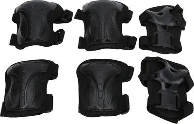 Produktbild von 6 teile/satz Erwachsene Skateboard Schutz Getriebe Kit Knie Pads Ellenbogen Pads Handgelenk Guards Set