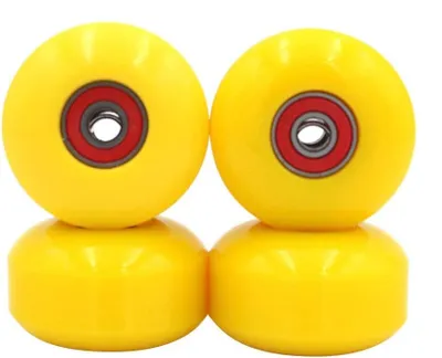 Imagen del producto de Ruedas para longboard, 52 mm, dureza 100A, de poliuretano, juego de 4 unidades, para paseos