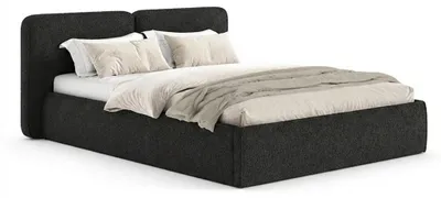 Produktbild von Polsterbett DreamLux Elite 160 x 200 cm mit Lattenrost und Bettkasten Stoff Abriamo 8, KI-generiertes Bild