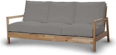 Produktbild von Dekoria Bezug für Lillberg 3-Sitzer Sofa, grau, Sofahusse, Lillberg 3-Sitzer