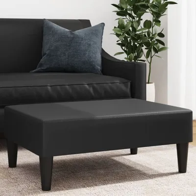 Produktbild von Möbel Fußhocker Schwarz 77x55x31 cm Kunstleder - Fußhocker 379562