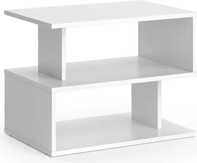 Produktbild von Couchtisch Vicco Shelby Weiß 59 x 39 cm, Model 37508