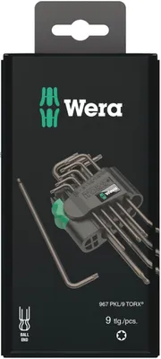 Obrázok produktu pre Wera 05073598001, L-torx kľúč, TX8, Čierna, Čína, 80 mm, 28 mm