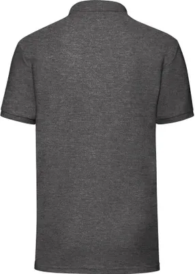 Produktbild von Fruit Of The Loom 65/35 Herren Piqué Polo-Shirt, Kurzarm BC388 (3XL) (Dunkelgrau meliert)
