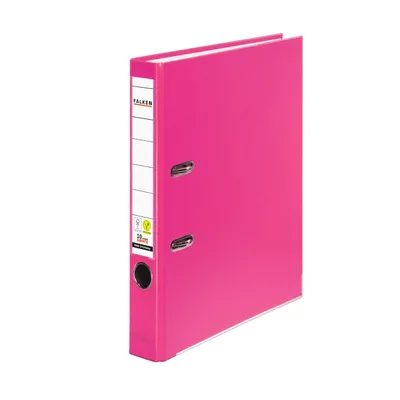 Produktbild von Falken Ordner S50 11286820 DIN A4 50mm PP pink