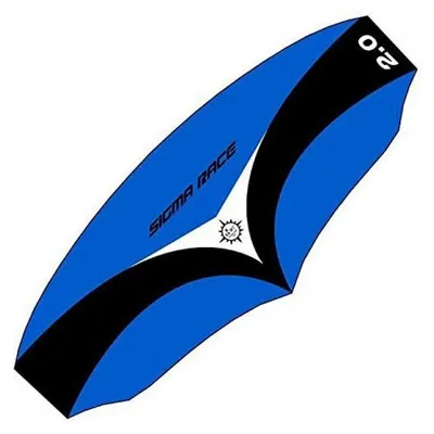 Productafbeelding van Elliot Drachen Sigma Race2.0, afmetingen 258x103 cm, kleur: zwart/wit/blauw