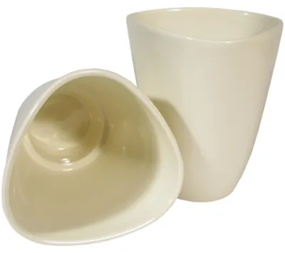 Produktbild von Orchideenkübel 406-14 dreieck perlweiss
