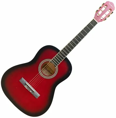 Produktbild von Pasadena SC041 Red Burst 3/4 Konzertgitarre für Kinder