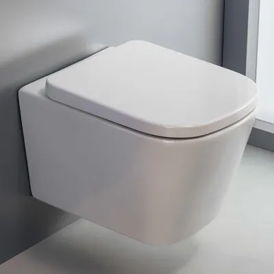 Produktbild von Kronenbach Cube Wand-WC kompakt, spülrandlos