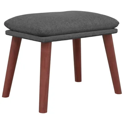 Zdjęcie produktu dla vidaXL Podnóżek ciemnoszary 45x29,5x35 cm tkanina