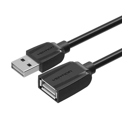 Produktbild von Verlängerungskabel USB 2.0 Vention VAS-A44-B150 1,5m Schwarz
