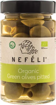 Zdjęcie produktu dla OLIWKI ZIELONE BEZ PESTEK W ZALEWIE295 g (140 g) - NEFELI