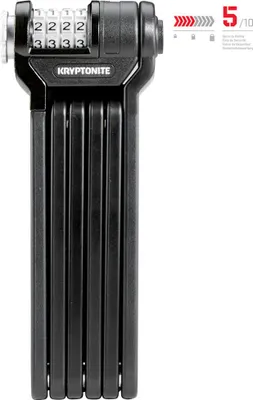 Zdjęcie produktu dla Składana blokada Kryptonite Keeper 585 Combo (85 cm) Czarny